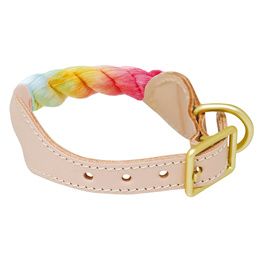 COLLIER CORDE SORBET ARC-EN-CIEL L 38-47 CM